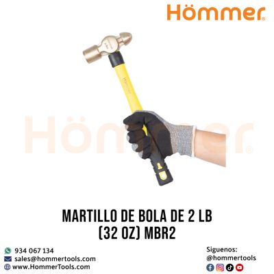 MARTILLO DE BOLA DE 2 LB (32 OZ) MBR2 HOMMER