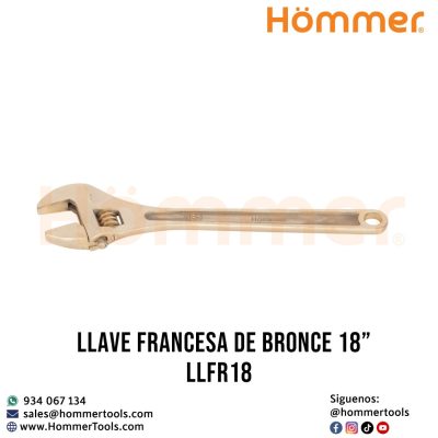 llave francesa de bronce 18 llfr18 hommer 1 2